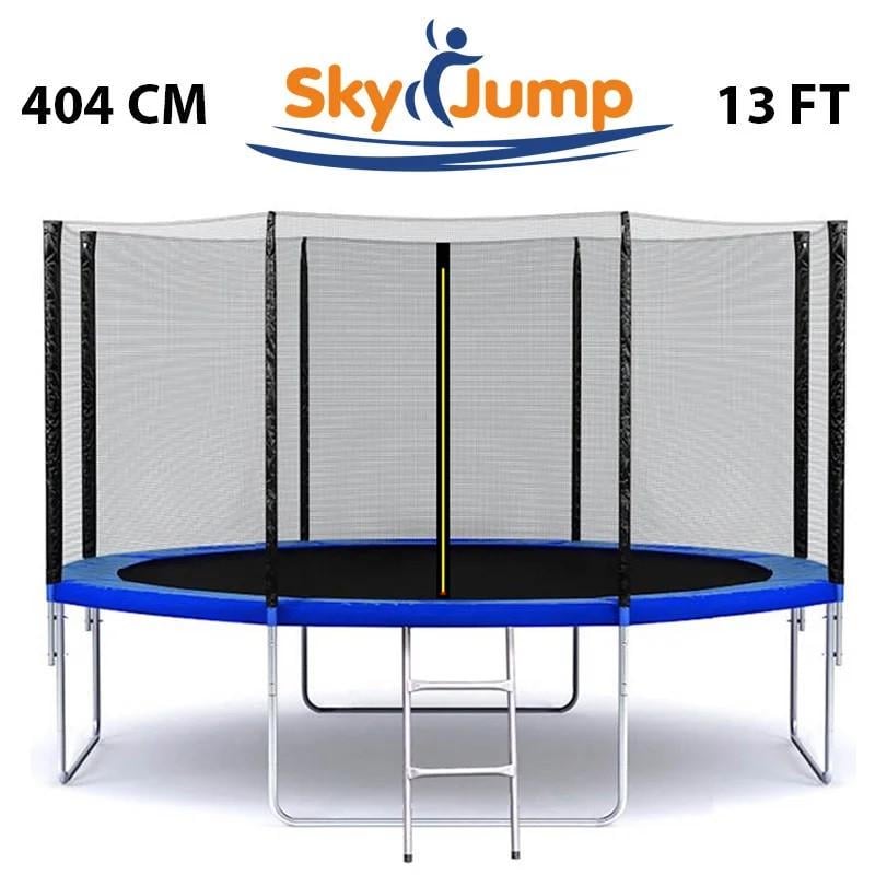 Батут с сеткой и лестницей Sky Jump 404 см (13ft-SkyJump) - фото 2