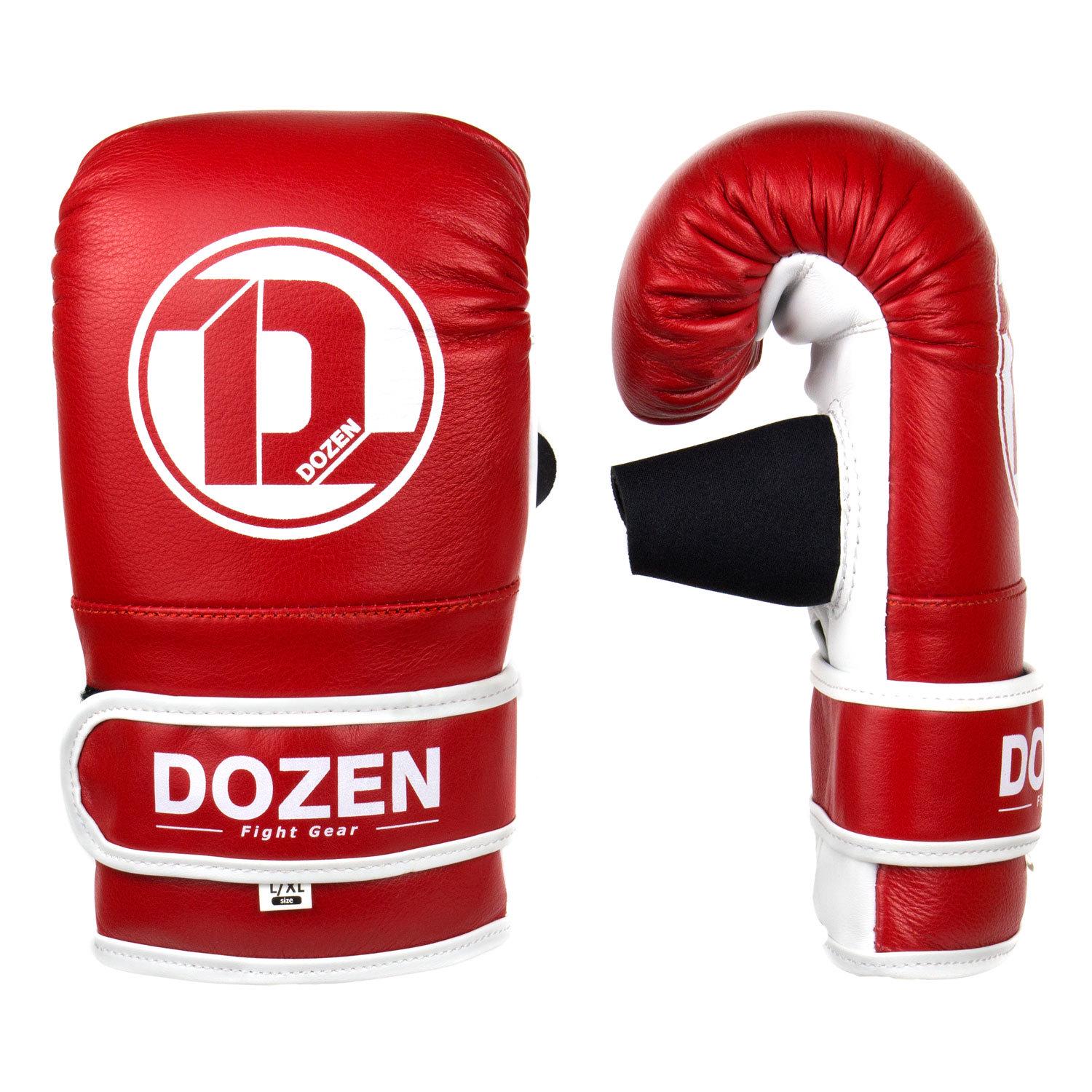 Снарядные перчатки Dozen Soft Pro Bag Gloves S/M Красно-белый - фото 2 Снарядные перчатки Dozen Soft Pro Bag Gloves S/M Красно-белый - фото 2