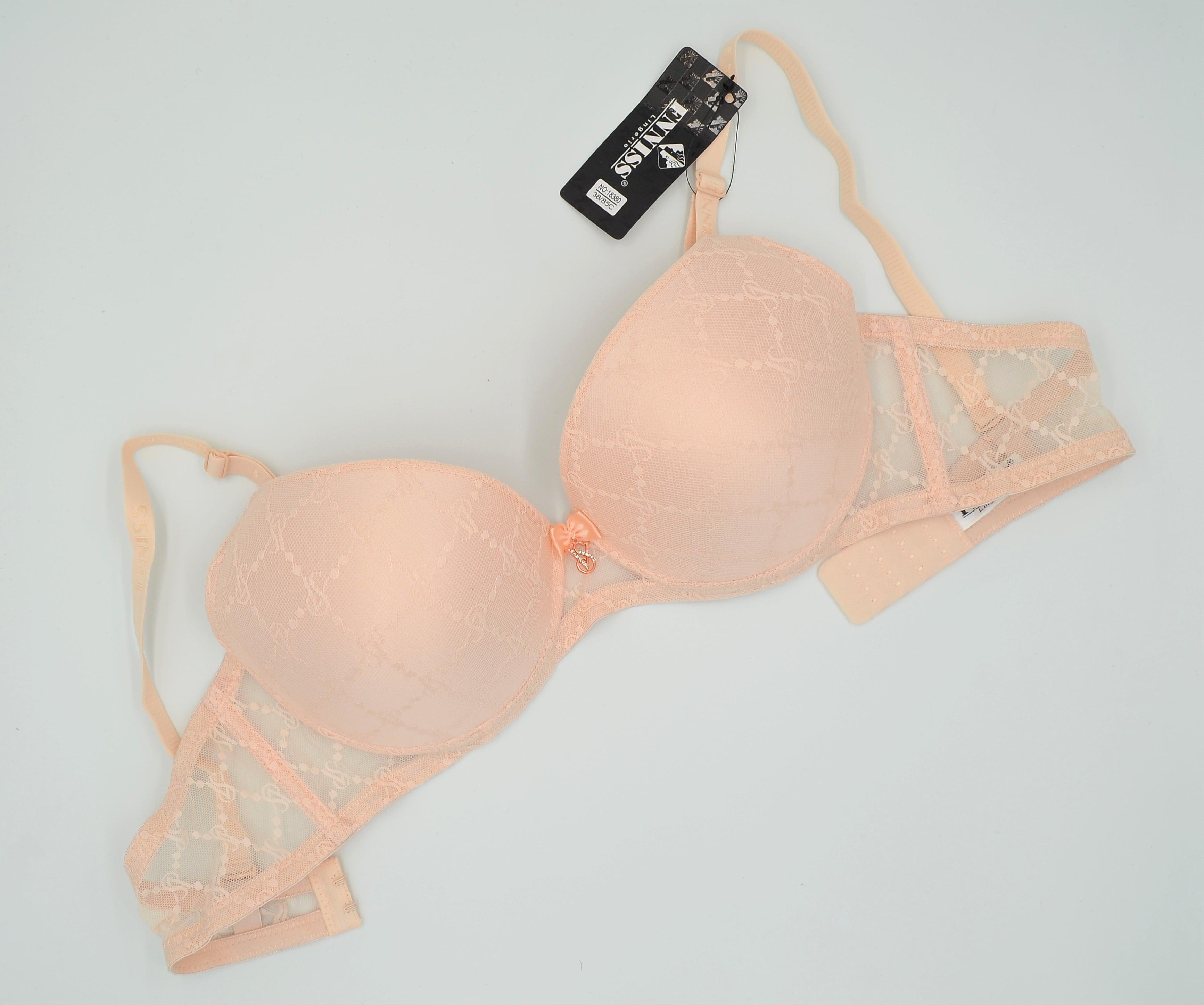 Бюстгальтер женский чашка C Fnniss 18380, 85C Бежевый на корректоре