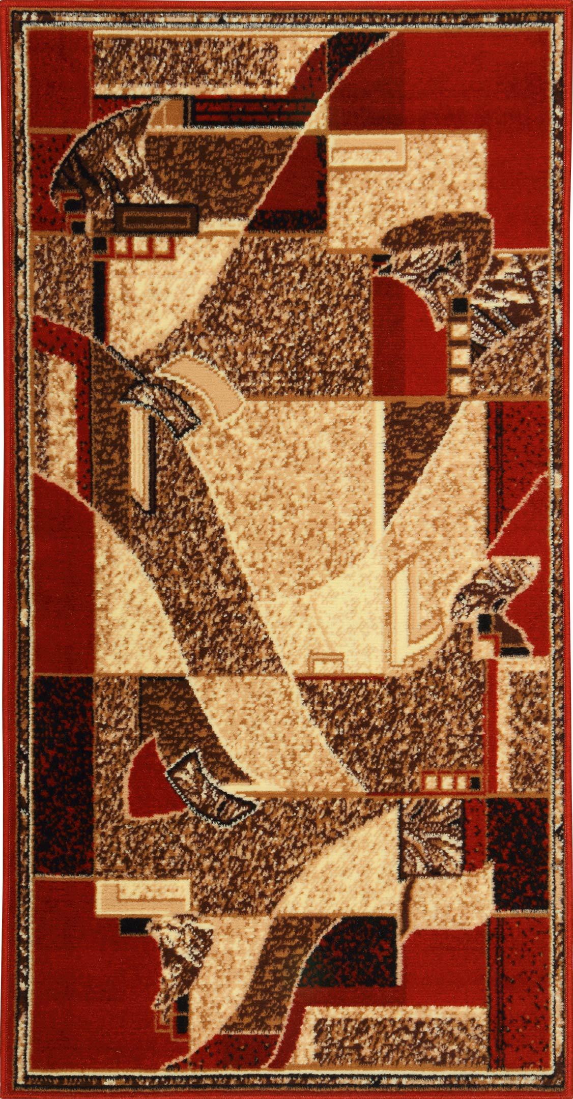 Ковер Karat Gold 335/22 0,8x1,5 м прямоугольный Красный (00-00003062)