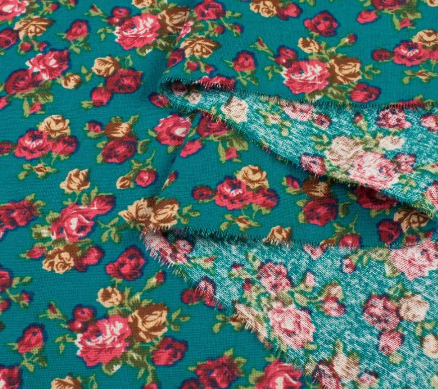 Тканина льон ширина 145 см Блакитний (12623.012)