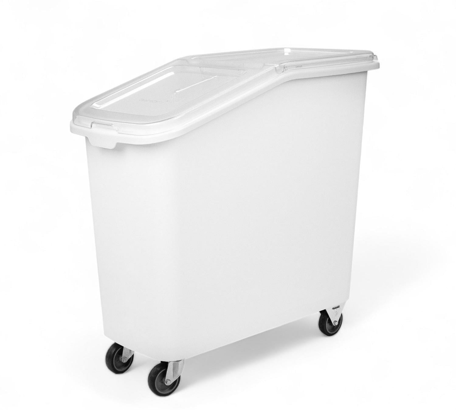 Контейнер для сыпучих ингредиентов напольный на колесиках 82 л Контейнер для сыпучих ингредиентов напольный на колесиках 82 л