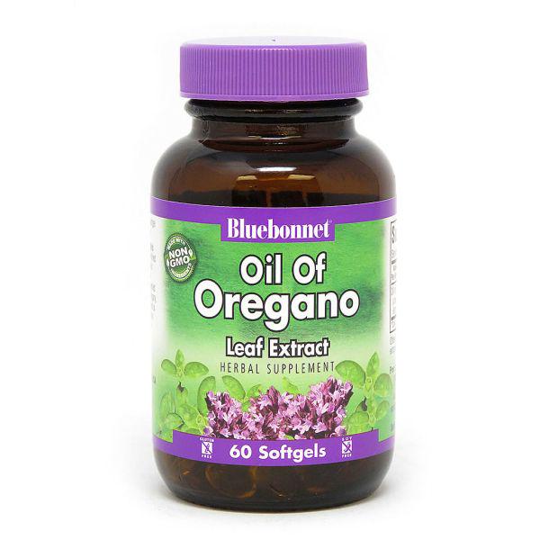 Натуральна добавка Bluebonnet Oil Of Oregano Leaf Extract 60 капс. (6491)