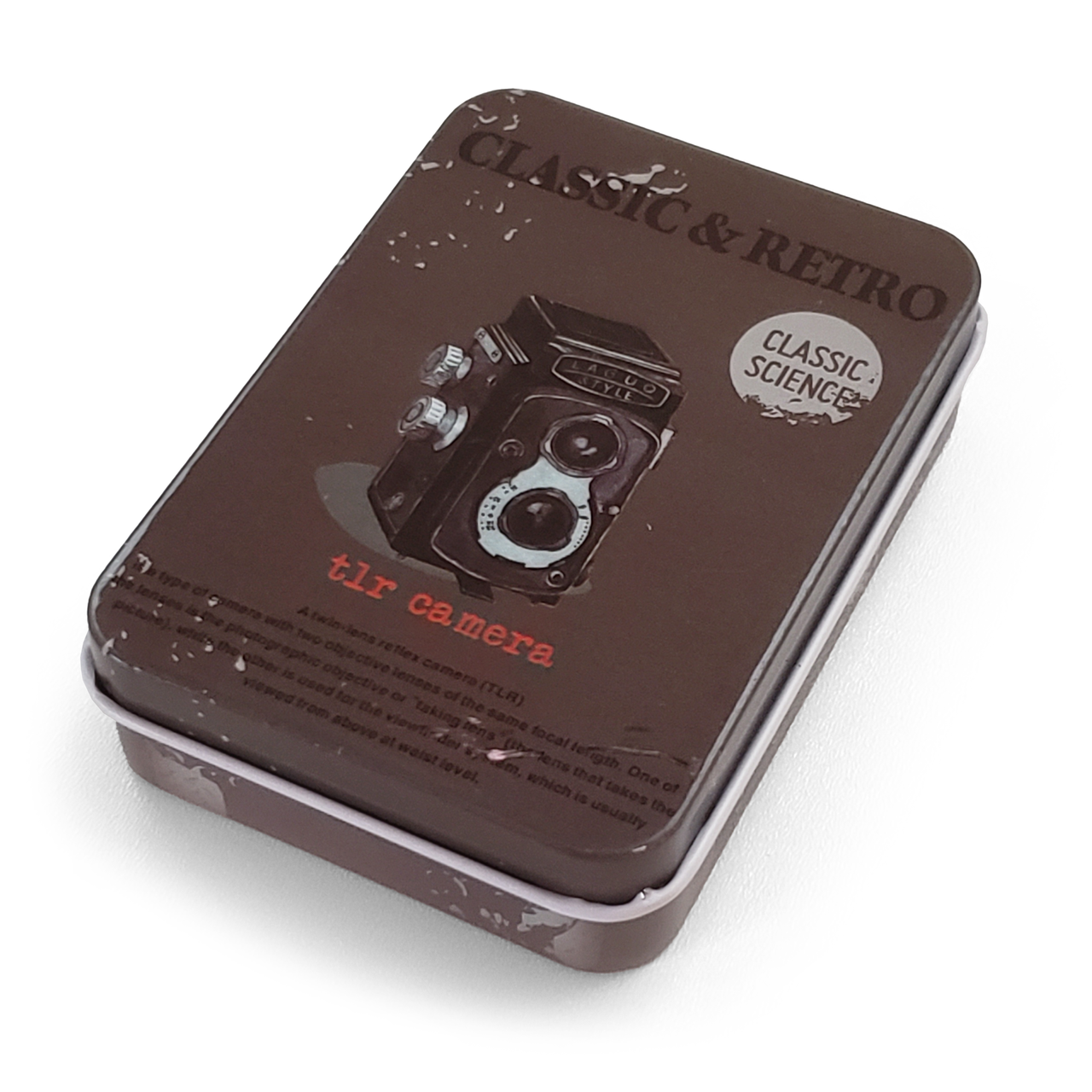 Подарочная коробка Classic&Retro Camera металлическая 9х7х2 см (1702553794)