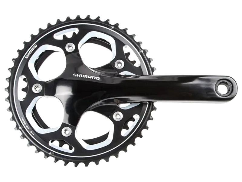 Шатуны шоссе Shimano FC-RS500 набор 46/36 T без каретки (00002203)