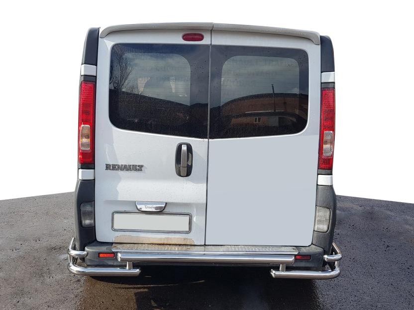 Задняя защита AK-Special CAN для Opel Vivaro 2001-2015 гг. нержавеющая сталь Хром