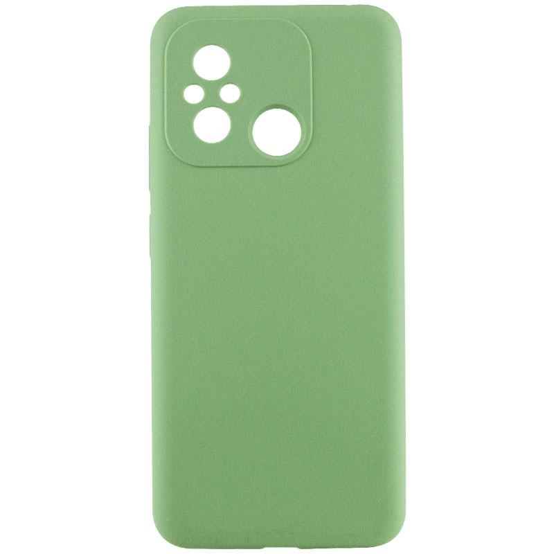 Противоударный Чехол Silicone Cover Lakshmi Full Camera (AAA) для Xiaomi Redmi 12C Мятный / Mint