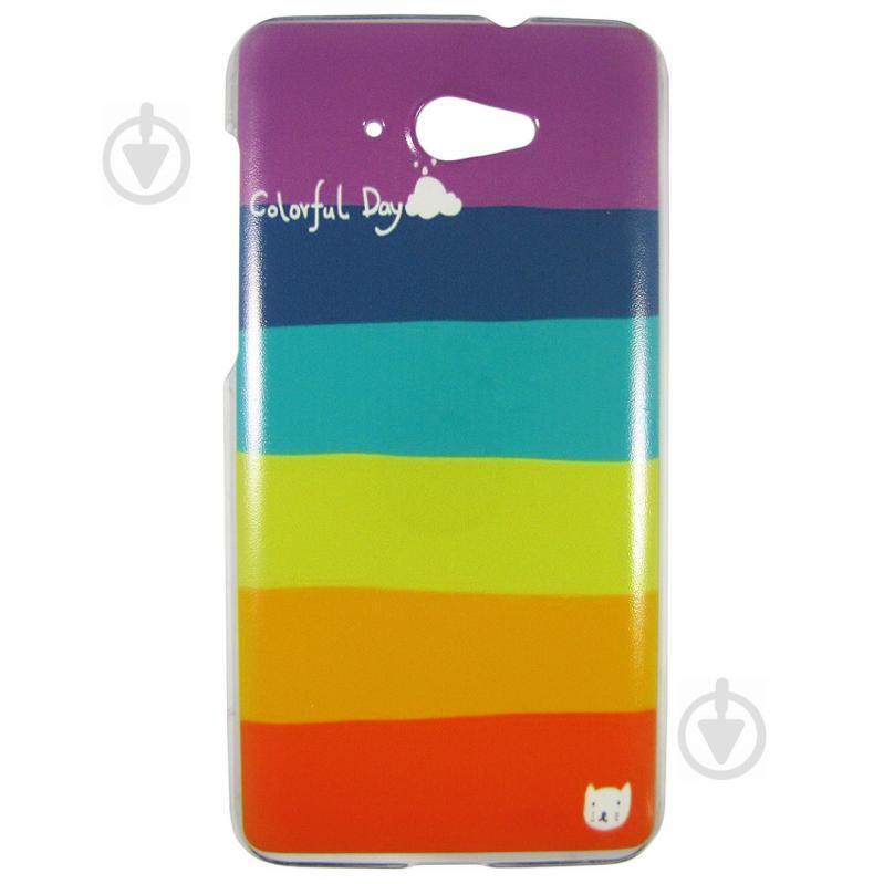 Чехол с рисунком Printed Plastic для Lenovo S930 Радуга (hub_FuuW02687)
