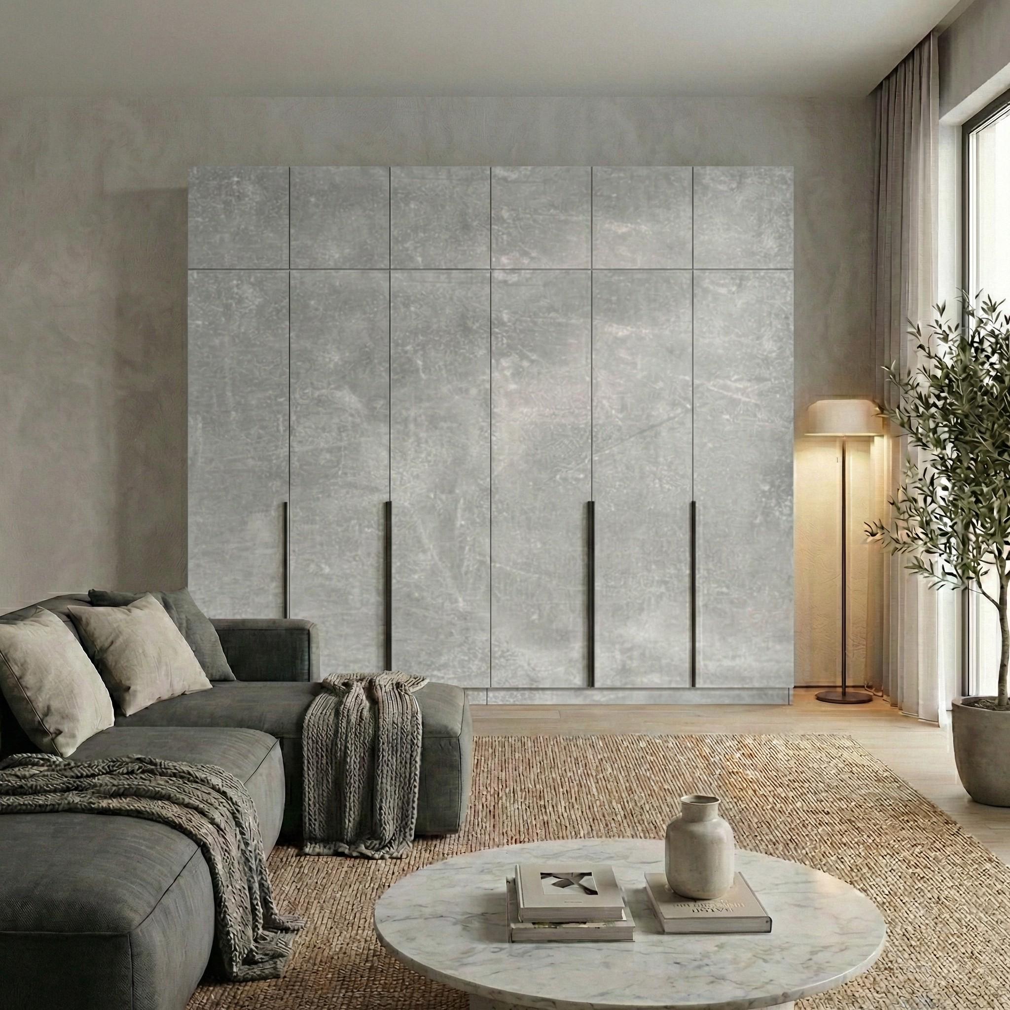 Шкаф распашный ViANT Сити 6 дв. С16 2700х500х2500 мм Индастриал