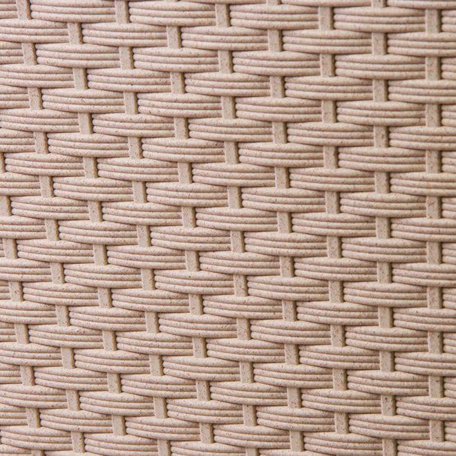 Горшок пластиковый Flora JUKA ECO RATTAN с вкладом 19х19 см Бежевый (80964) - фото 2 Горшок пластиковый Flora JUKA ECO RATTAN с вкладом 19х19 см Бежевый (80964) - фото 2