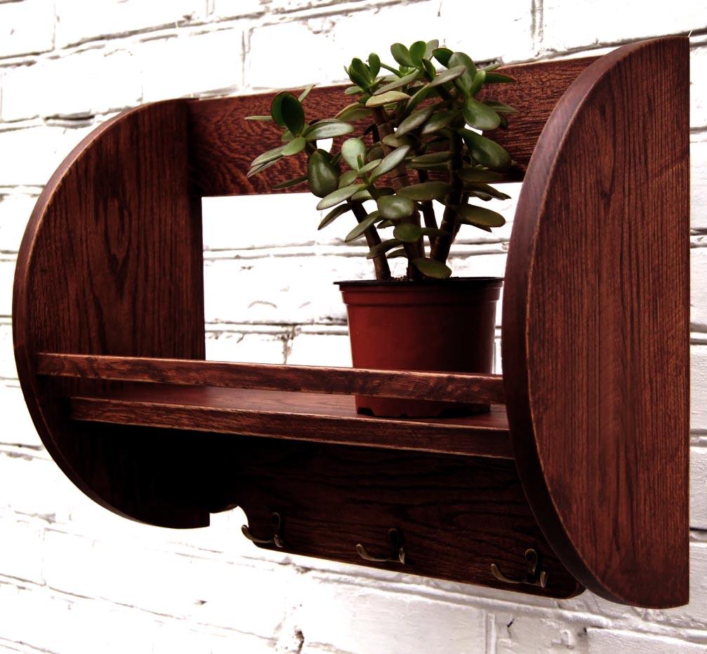 Полка для ванной из дерева Анабург Савоярди (ВНП/012615)