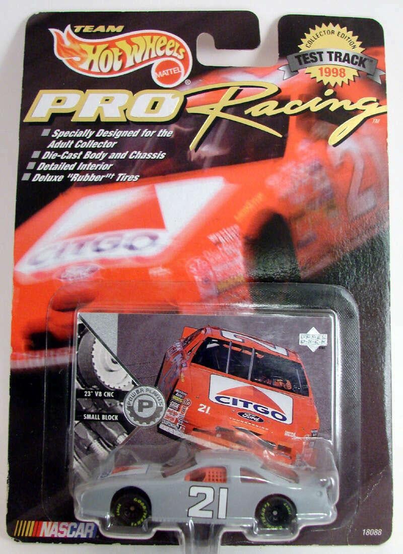 Іграшкова машинка Hot Wheels Ford Thunderbird Citgo №21 Michael Waltrip 1998 Pro Racing NASCAR (18088-g)
