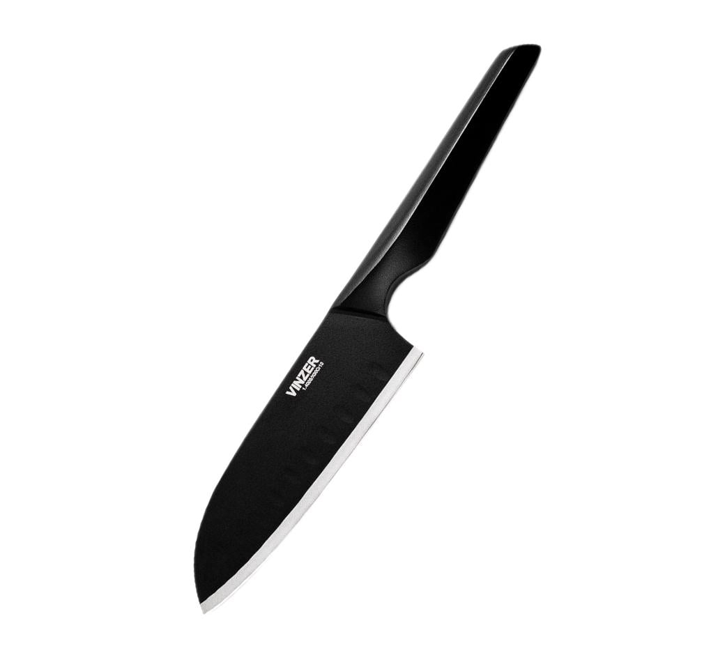 Нож Santoku Vinzer Geometry Nero Line 12,7 см (89301)