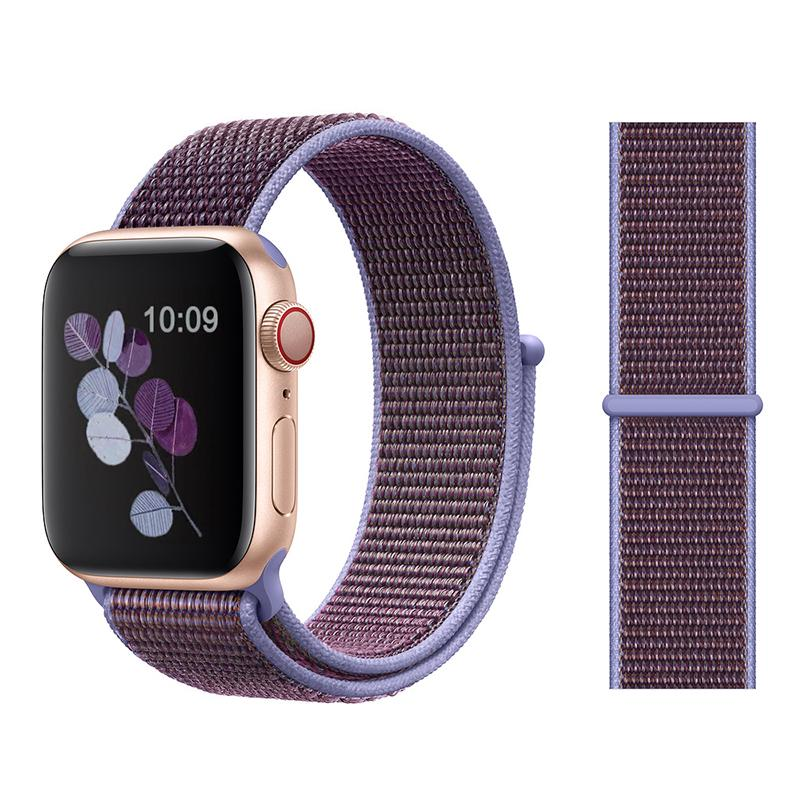 Ремінець нейлоновий Sport Loop Band для Apple Watch 38/40/41 мм Series SE/7/6/5/4/3/2/1 №25 Indigo - фото 2