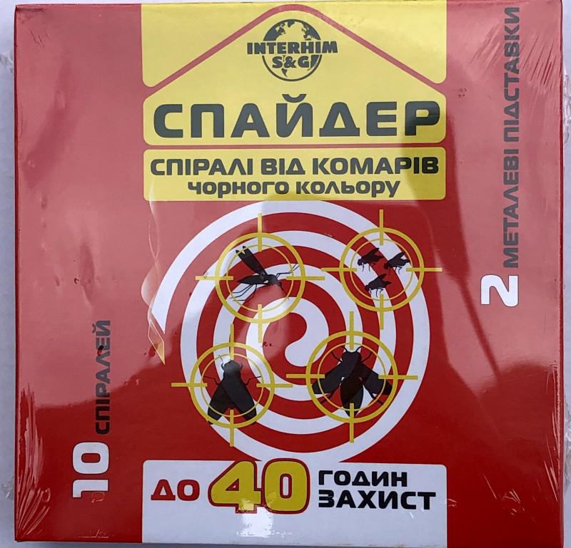 Спіралі Спайдер від комарів та жуків Black (58845)