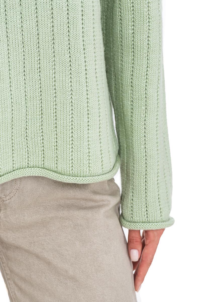 Джемпер с воротником-стойкой SVTR р. 50-52 Фисташковый (557) - фото 7 Джемпер с воротником-стойкой SVTR р. 50-52 Фисташковый (557) - фото 7