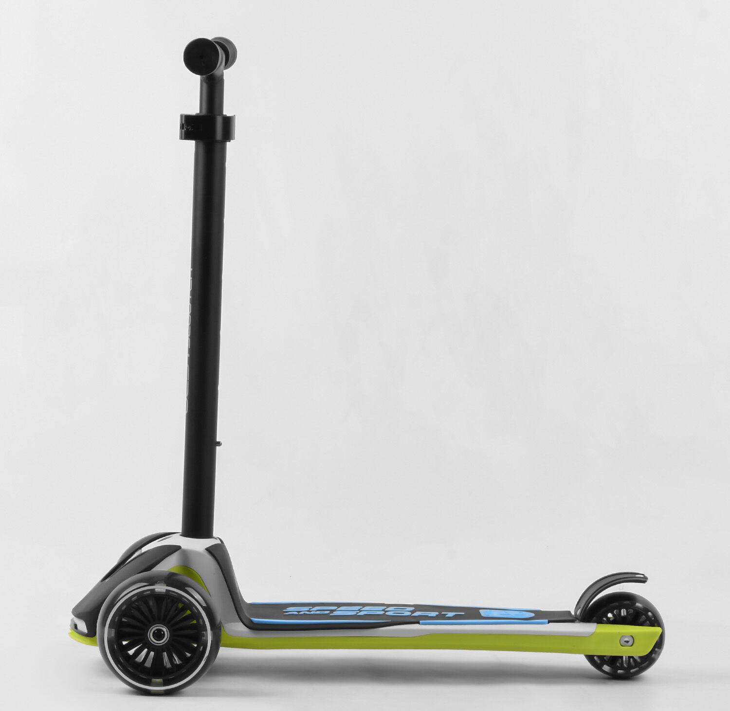 Самокат детский Best Scooter HW-00425 MAX с подсветкой колес Салатовый (HW-00425)