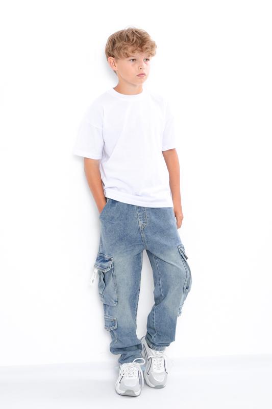 Джинси балони для хлопчика р. 29 Синій (10327-v1)