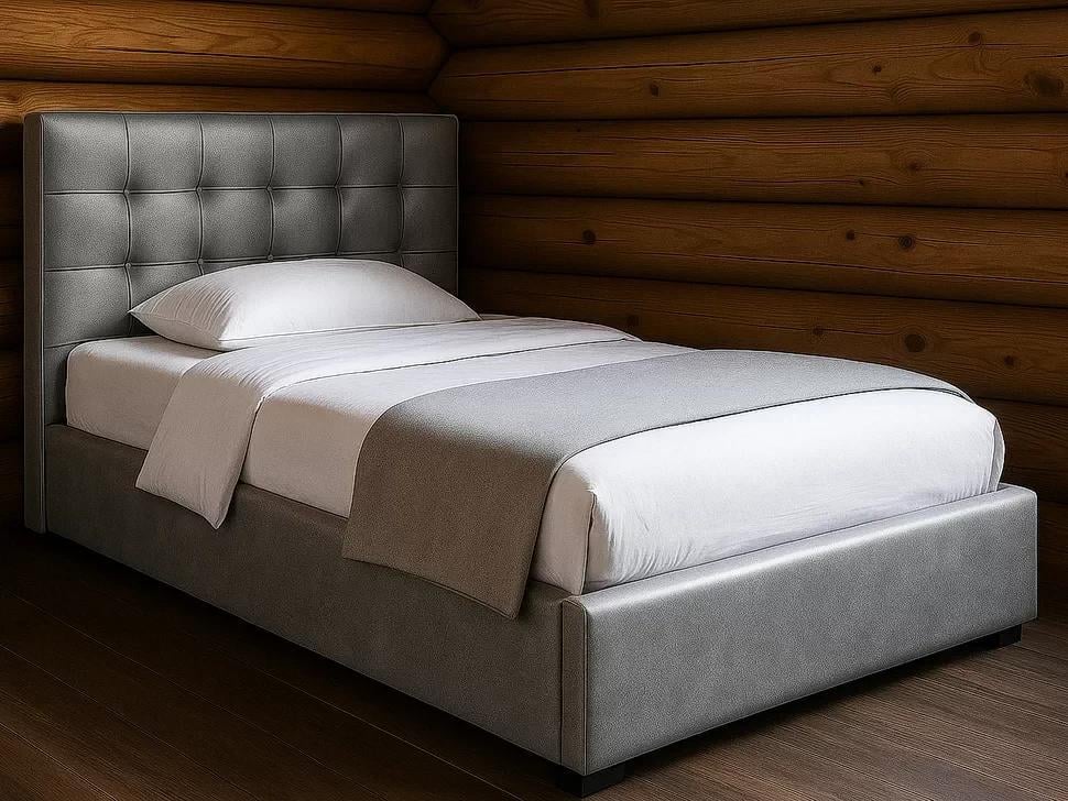 Кровать-подиум ChesterNew Design Standart 90х190 см Серебристый