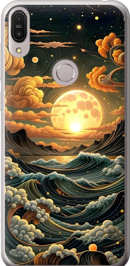 Чехол на Asus ZenFone Max Pro M1 ZB602KL Арт волны (6332u-1647-42517)