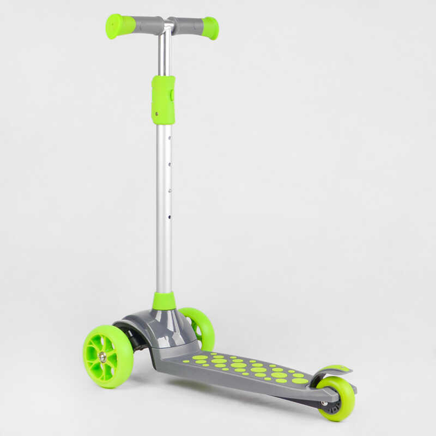 Самокат трехколесный Best Scooter LK-70111 свет деки/колес и дисков/съемный руль (25282483)
