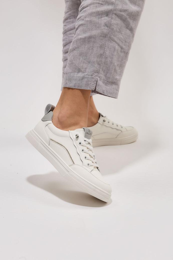 Слипоны женские ALLSY кожаные р. 39 Белый (195804) - фото 4 Слипоны женские ALLSY кожаные р. 39 Белый (195804) - фото 4