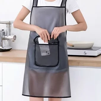 Фартук кухонный Черный (X00738-2) - фото 2 Фартук кухонный Черный (X00738-2) - фото 2