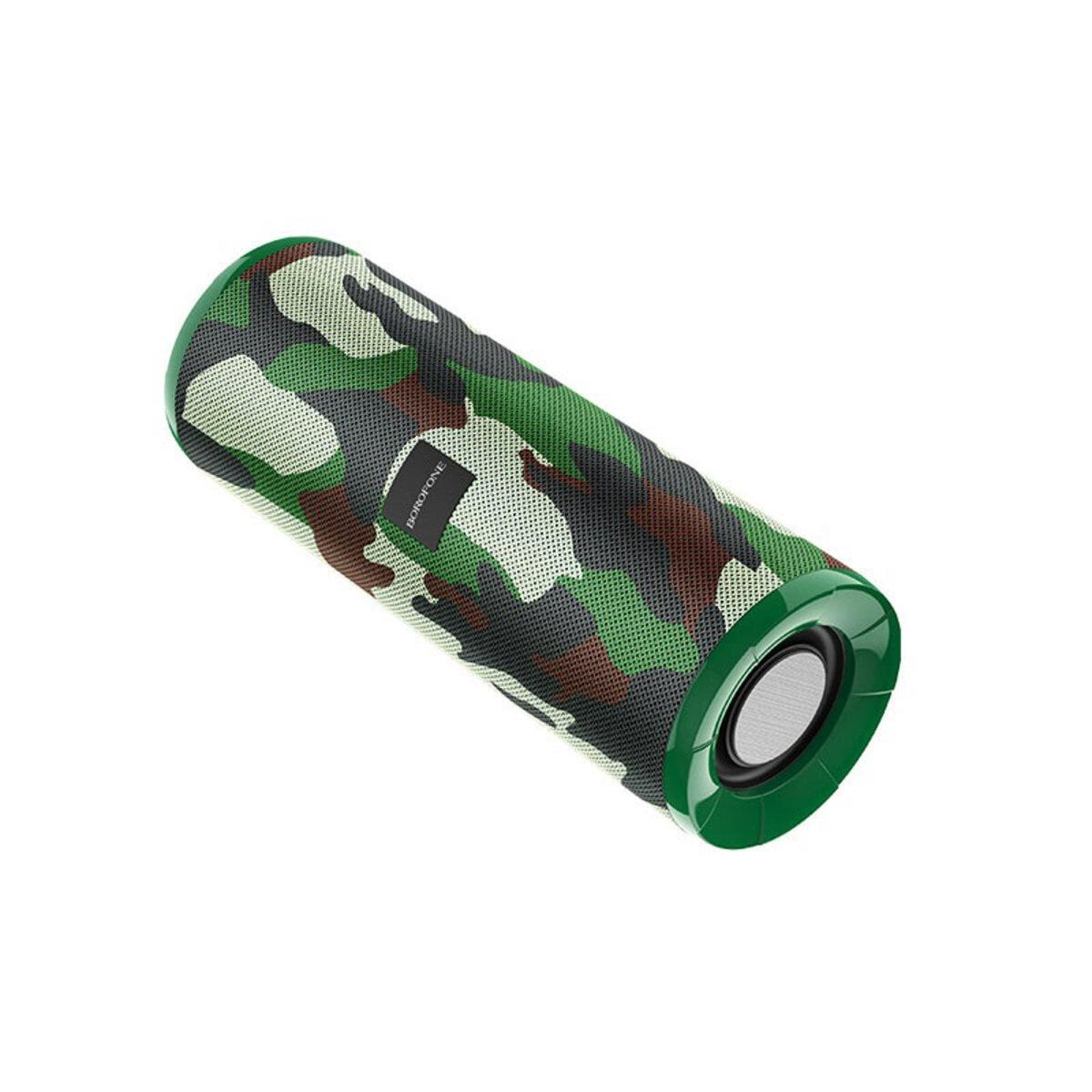 Колонка портативна Borofone BR1 Bluetooth Beyond ємність акумулятора 1200 mAh Зелений камуфляж (625358)
