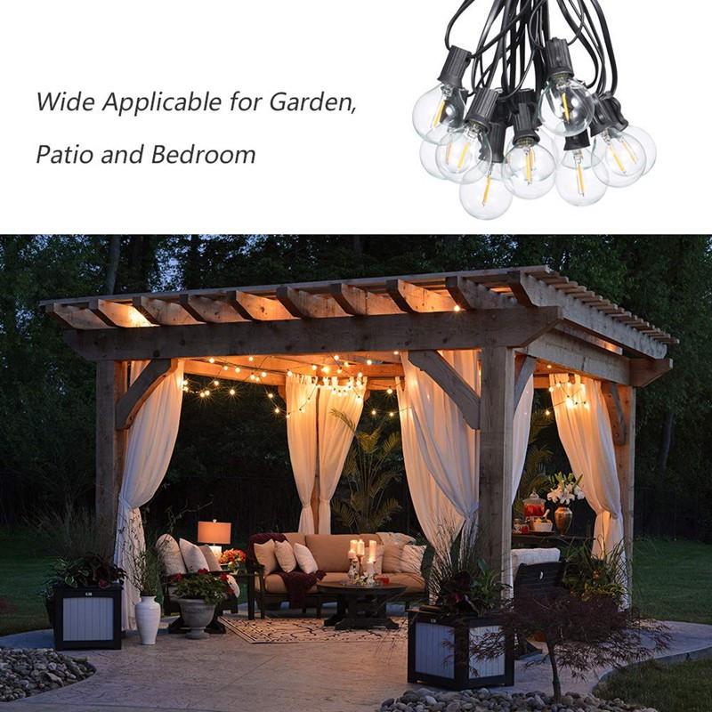 Гірлянда вулична Ретро 50 LED лампочок G40 15 м (2016018616) - фото 2