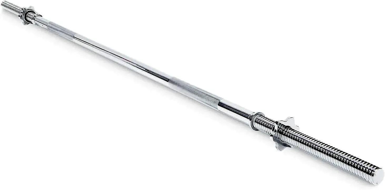 Гриф для штанги Toorx з гвинтовими замками 180 см 25 мм (931116)