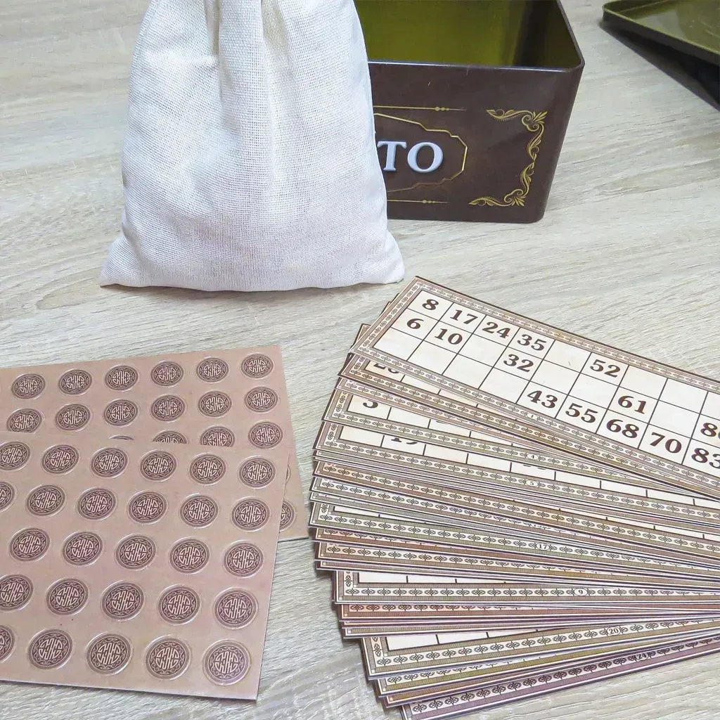 Настольная игра Artos Games Лото XL из картона и дерева Коричневый (150-98-GAG10057) - фото 2