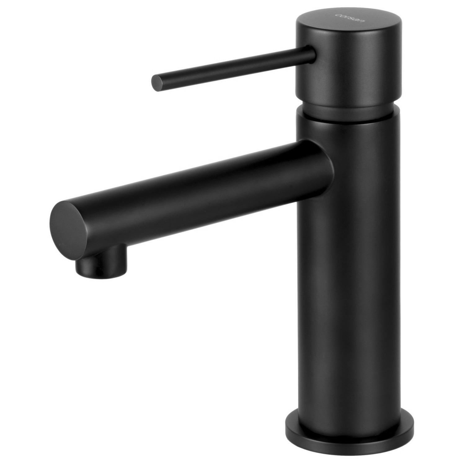 Змішувач для умивальника Corsan LUGO CMB7511BL reac-10000000082 одноважільний Чорний (158734)