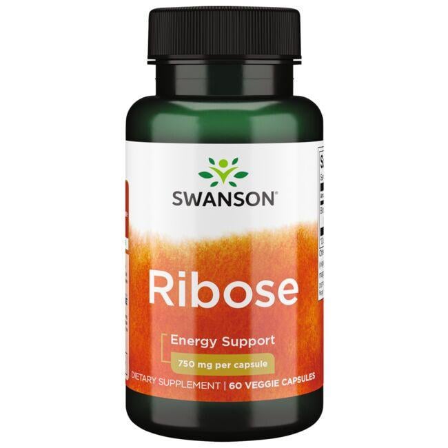 Тонизирующее средство Swanson Ribose 750 мг 60 Veg Caps