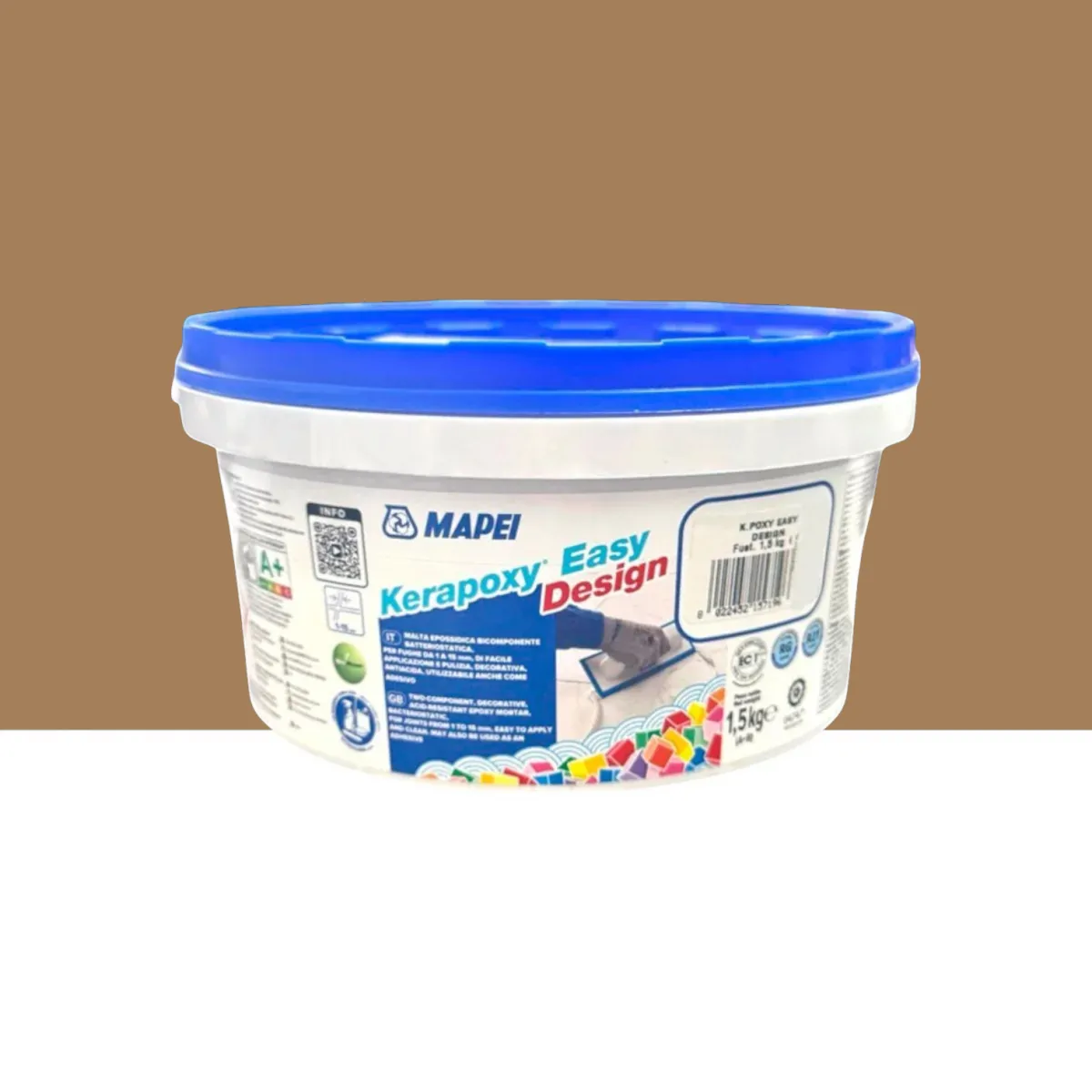 Фуга эпоксидная для швов Mapei KERAPOXY EASY DESIGN 1,5 кг №135 Золотой песок