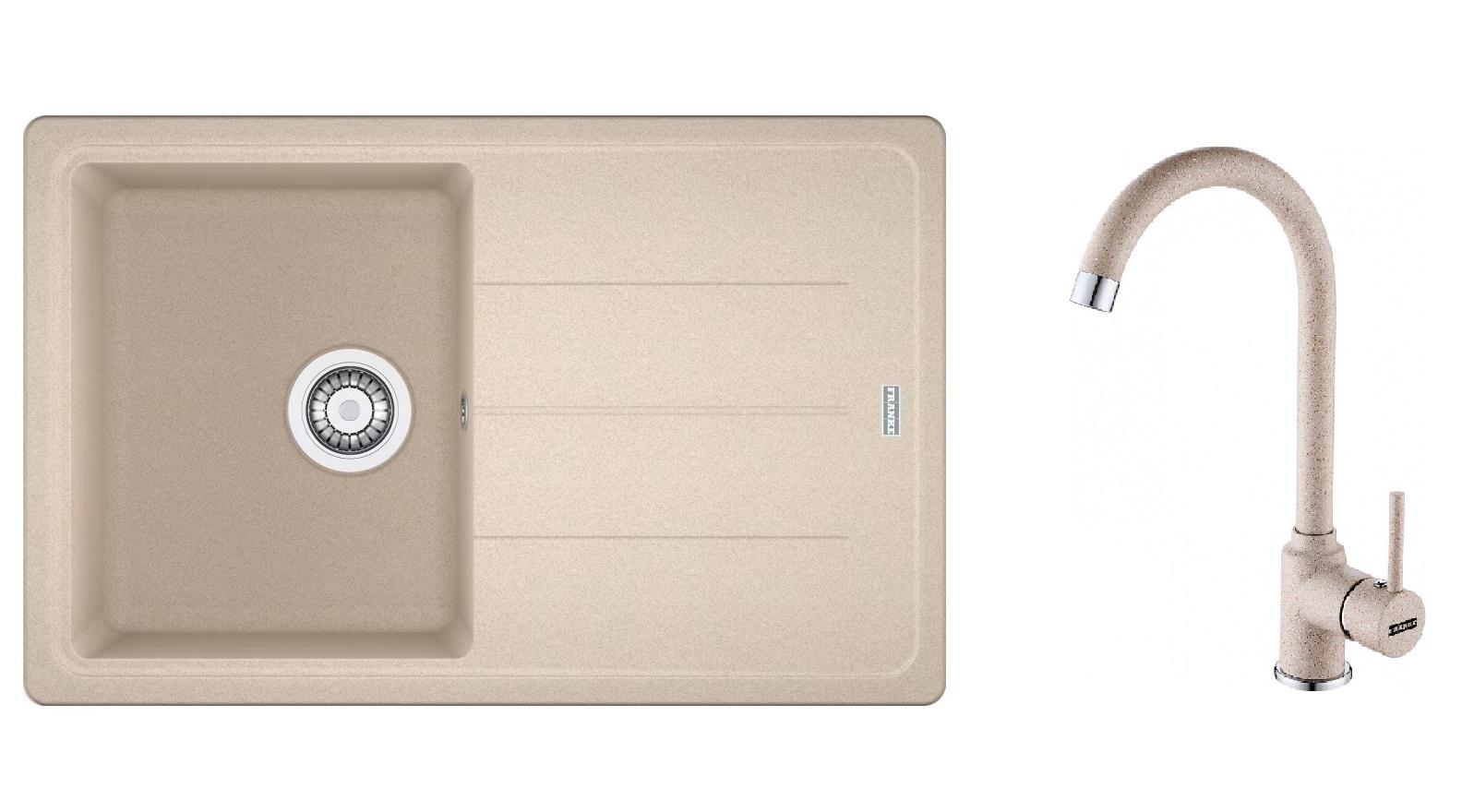 Комплект из мойки Franke Basis BFG 611-78 114.0258.039 и смесителя Franke Pola 115.0622.947