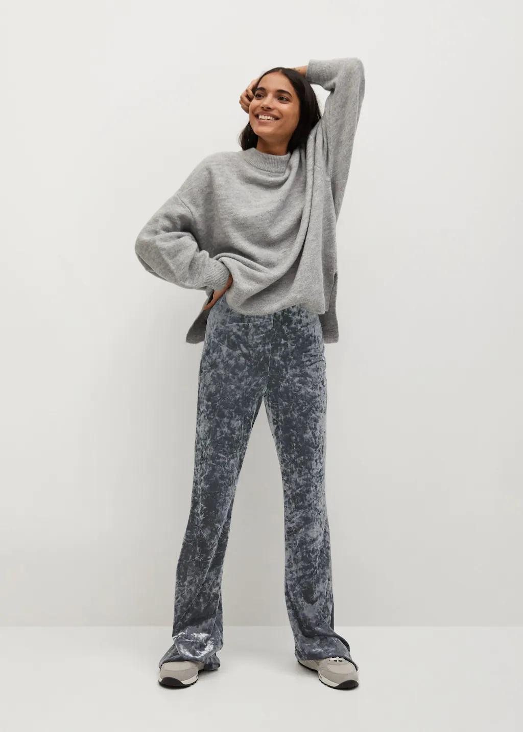 Штани Mango L Grey (10115958) - фото 4