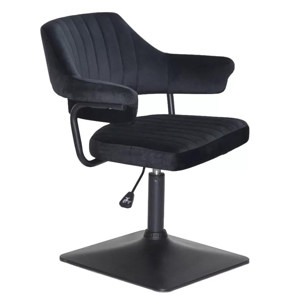 Стул Bottle Square Black бархат Черный (900511)