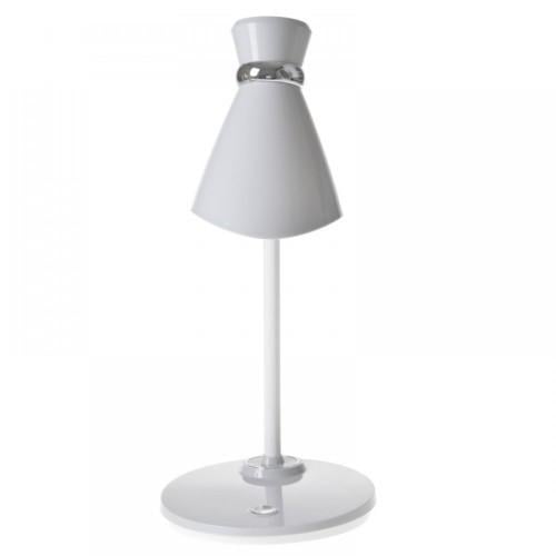 Лампа настольная светодиодная HOROZ ELECTRIC E27 Nida Белый