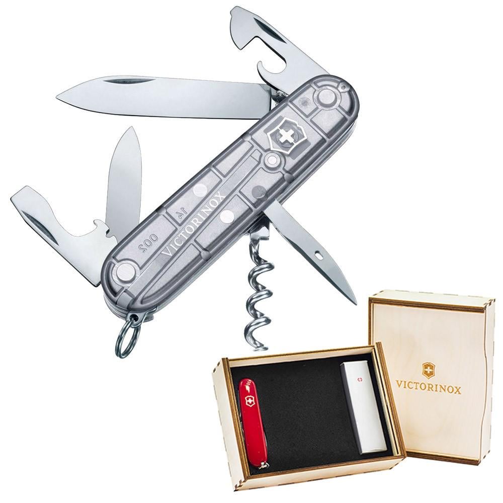 Комплект Victorinox нож швейцарський Spartan SilverTech 1.3603.T7 91 мм в подарочной коробке (vix-2) Комплект Victorinox нож швейцарський Spartan SilverTech 1.3603.T7 91 мм в подарочной коробке (vix-2)