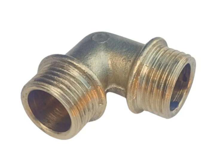 Угол латунный 1/2 ЗЗ усиленный - фото 2