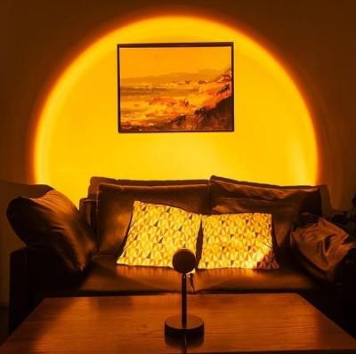 Светильник-лампа проекционный USB led Lamp UKC Sunset настольный - фото 8