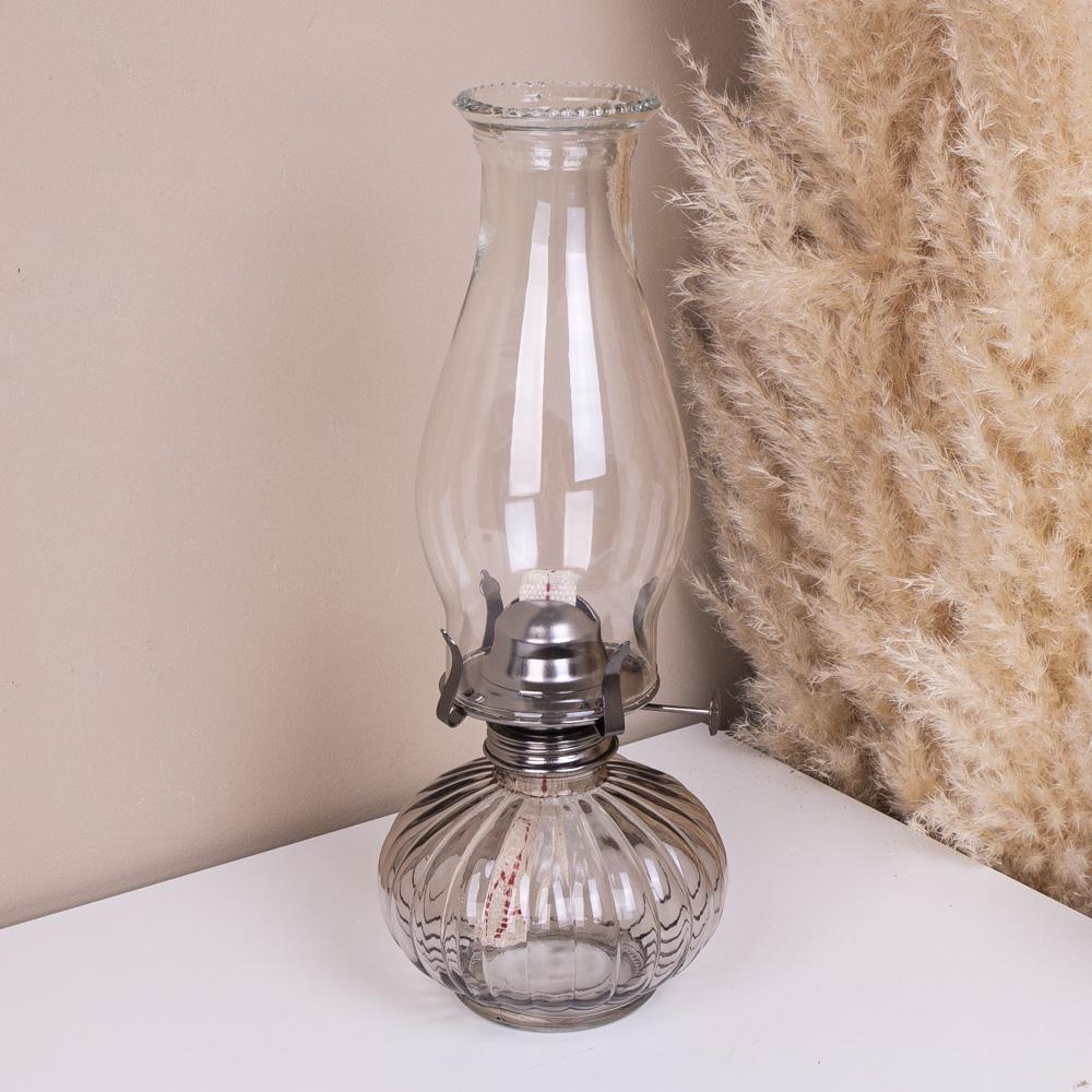 Лампа керасиновая 32 см Серый (6908-4)