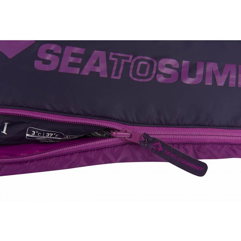 Спальный мешок Sea to Summit Quest QuI Women's Long 2019 Right Zip Grape/Blackberry (STS AQU1-WL) - фото 6