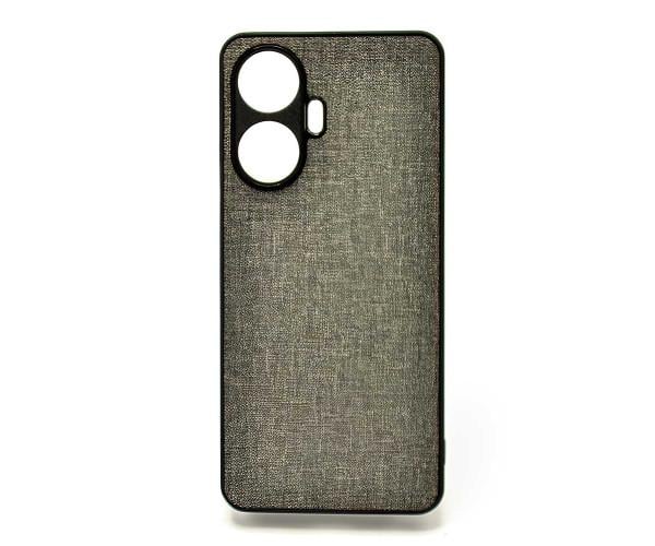 Чехол накладка New Textile leather саse для Realme C55 Серый