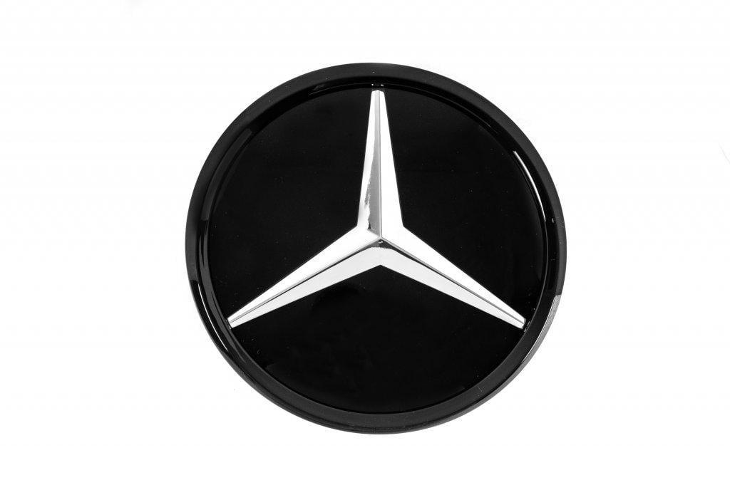 Эмблема передняя под стеклом a2048806406 для Mercedes G сlass W463 гг. Черный (127325)