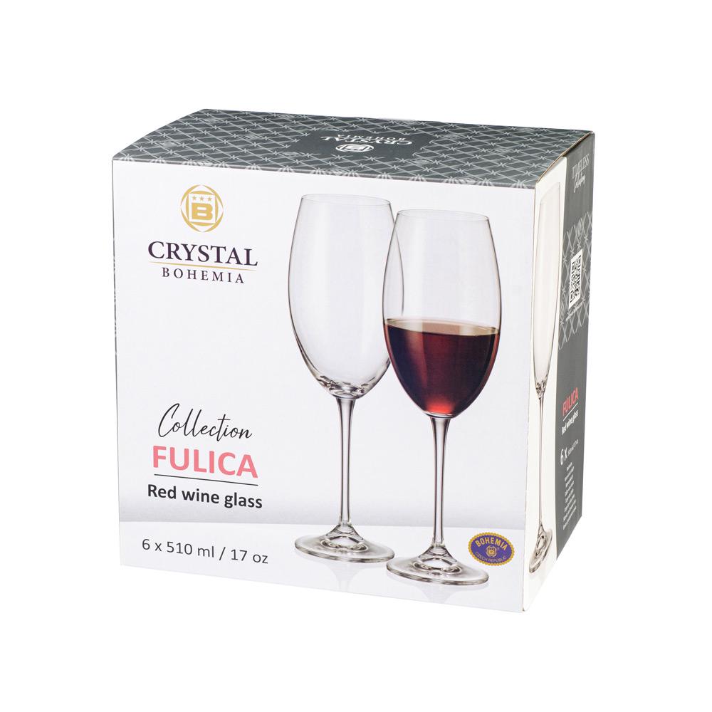 Набор бокалов для вина Bohemia Strix Fulica 1SF86/00000/510 510 мл 6 шт. - фото 3