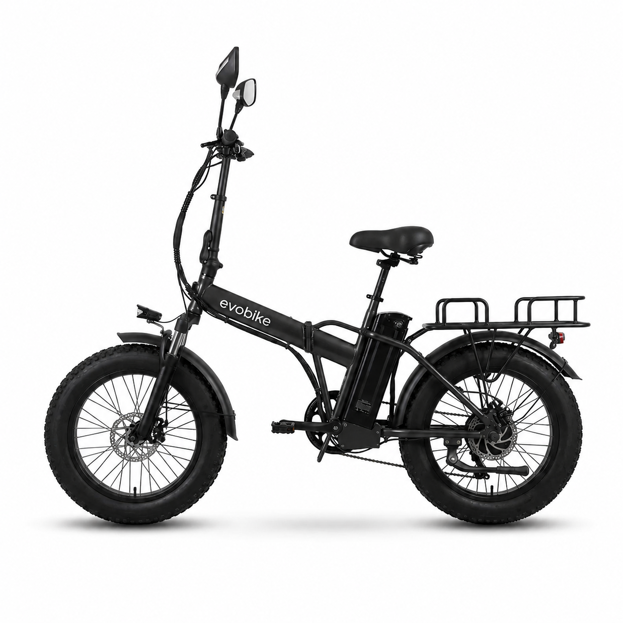 Электровелосипед EvoBike Storm V8S 1000W 48V 18Ah и грузовой багажник Черный