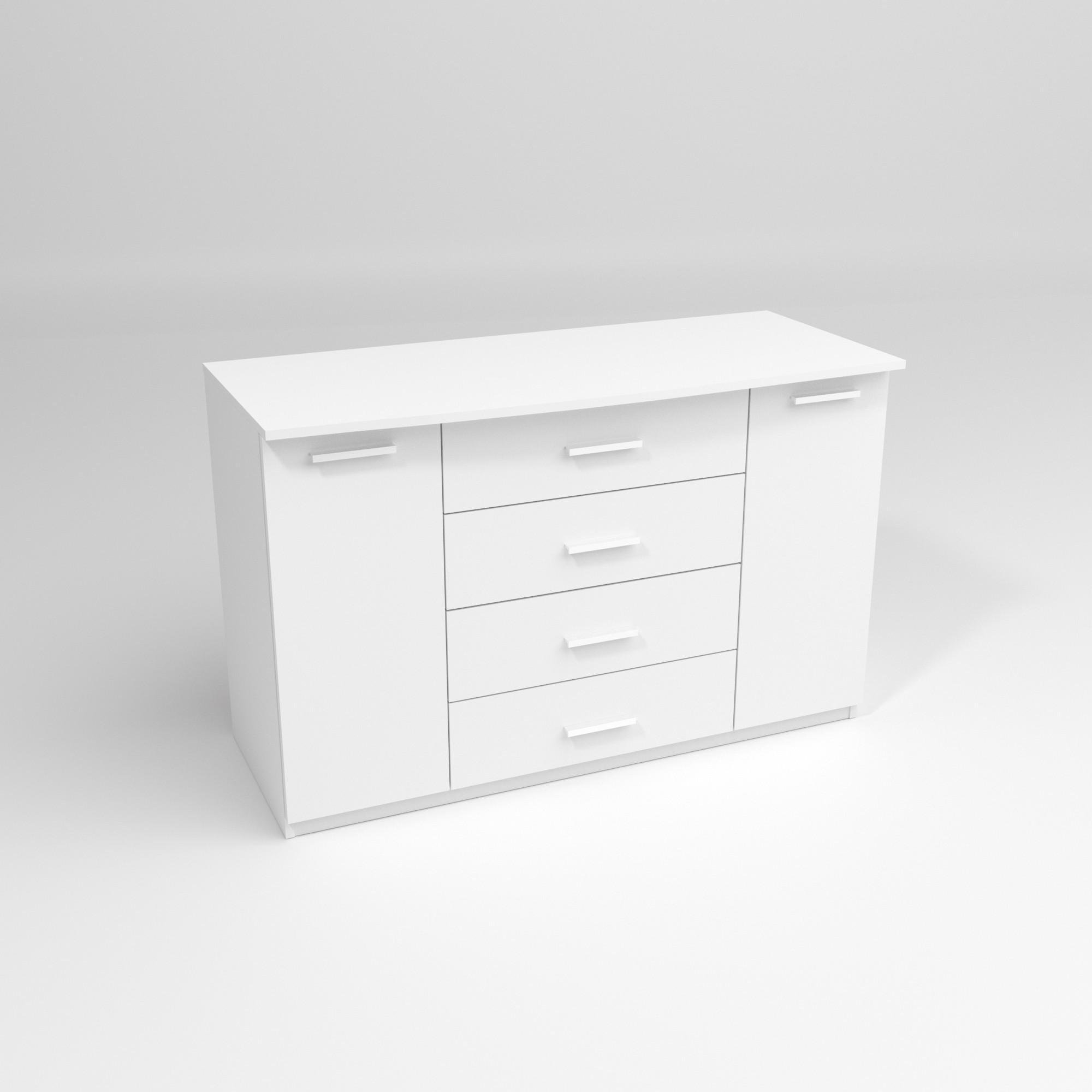 Комод №3 1200х450х800 мм Білий (10899941) Комод №3 1200х450х800 мм Білий (10899941)