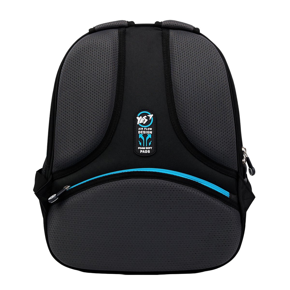 Рюкзак школьный YES S-111 Game On! Серый 38х29х18 см Черно-голубой (550107) - фото 5 Рюкзак школьный YES S-111 Game On! Серый 38х29х18 см Черно-голубой (550107) - фото 5