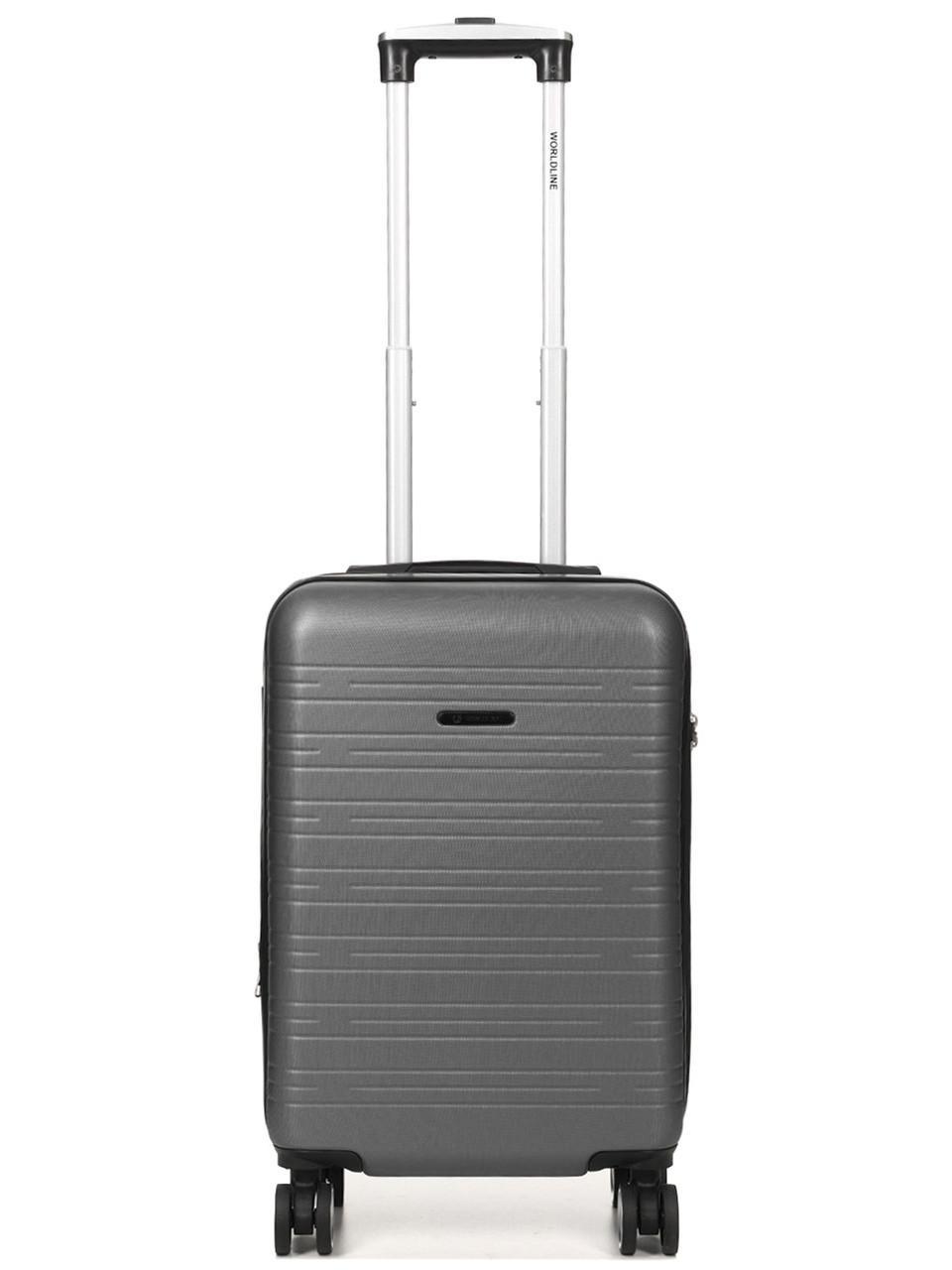Чемодан Франция малый Worldline S 55х35х20+3 см 38 л 2,6 кг Серый (627) Чемодан Франция малый Worldline S 55х35х20+3 см 38 л 2,6 кг Серый (627)
